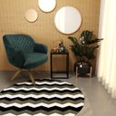 Ver imagem 6 de Kit 2 Poltronas Decorativas Kitana Pés Madeira Giratório Veludo Verde - Gran Belo