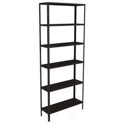 Estante Aço 5 Prateleiras Livros Cozinha Quarto Eaf014 Preto - 1
