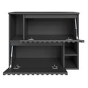 Ver imagem 5 de Gabinete Banheiro 75cm para Cuba 2 Portas Tunís Grafite F10 - Mpozenato