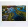 Quadro Lagos inundadas no Pantanal Decor&Quadros NAT134 120x80 cm Vidro Impresso - 1