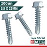 PARAFUSO SEXTAVADO AUTOBROCANTE 5,5 X 25 ZINCO - 200Pçs - 2