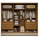 Ver imagem 4 de Guarda-Roupa Casal 6 Portas 9 Gavetas Urbano