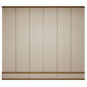 Ver imagem 2 de Guarda-roupa Casal 6 Portas 9 Gavetas Urbano