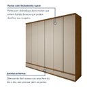Ver imagem 6 de Guarda-roupa Casal 6 Portas 9 Gavetas Urbano