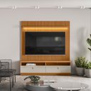 Ver imagem 3 de Rack para Sala de Estar com Painel Ripado para Tv 75 Pol Orizon L05 Nature Off White - Lyam Decor