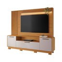 Ver imagem 2 de Estante Home para Tv até 65 Polegadas Apego Jcm Móveis Cinamomo/off