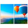 Conjunto de 2 Telas Decorativa Voo de Balão Grande - 2