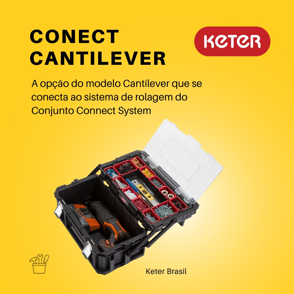 Caixa de Ferramentas Connect Cantilever Keter - 2