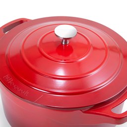 Jogo de 4 Panelas Revestimento Cerâmico Vermelhas Le Cook - 9 Jogo de 4 Panelas Revestimento Cerâmico Vermelhas Le Cook - 9