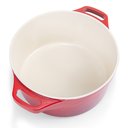 Ver imagem 6 de Jogo de 4 Panelas Revestimento Cerâmico Vermelhas Le Cook