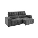 Ver imagem 4 de Sofá Santiago 2,20m Retrátil Reclinável Xflex Sofás Suede