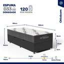 Ver imagem 4 de Cama Box Baú com Colchão de Espuma D33 Ortobom Airtech 100 Solteiro 88cm