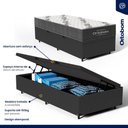 Ver imagem 4 de Cama Box Baú com Colchão de Espuma D33 Ortobom Airtech 100 Solteiro 88cm