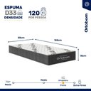 Ver imagem 6 de Cama Box Baú com Colchão de Espuma D33 Ortobom Airtech 100 Solteiro 88cm