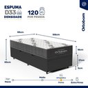Ver imagem 5 de Cama Box Baú com Colchão de Espuma D33 Ortobom Airtech 100 Solteiro 88cm