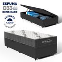 Ver imagem 3 de Cama Box Baú com Colchão de Espuma D33 Ortobom Airtech 100 Solteiro 88cm
