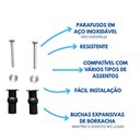 Ver imagem 3 de Kit Parafusos Assento Sanitário Incepa Celite Alta Fixação