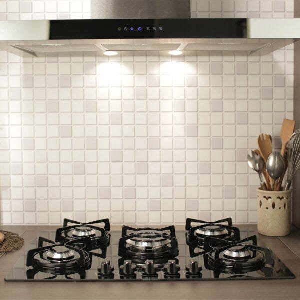 Cooktop Electrolux 5 Bocas à Gás Superautomático Tripla Chama Mesa em