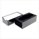 Ver imagem 4 de Toalheiro Acrílico Preto P/ Toalhas Papel Padrão Comercial Centauri Acrílicos TC-P-B