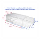 Ver imagem 7 de Toalheiro Acrílico Preto P/ Toalhas Papel Padrão Comercial Centauri Acrílicos TC-P-B