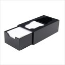 Ver imagem 3 de Toalheiro Acrílico Preto P/ Toalhas Papel Padrão Comercial Centauri Acrílicos TC-P-B