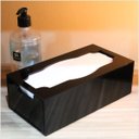 Ver imagem 5 de Toalheiro Acrílico Preto P/ Toalhas Papel Padrão Comercial Centauri Acrílicos TC-P-B