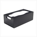 Ver imagem 2 de Toalheiro Acrílico Preto P/ Toalhas Papel Padrão Comercial Centauri Acrílicos TC-P-B