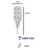 Régua Extensão 5 Metros 2P 3 Tomadas Bipolar Bivolt F.C - 3