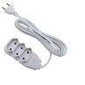 Régua Extensão 5 Metros 2P 3 Tomadas Bipolar Bivolt F.C - 4