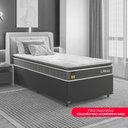 Ver imagem 5 de Colchão Solteiro Life D33 Pillow Top Cinza 17x88x188cm- e-Shop Casa