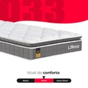 Ver imagem 4 de Colchão Solteiro Life D33 Pillow Top Cinza 17x88x188cm- e-Shop Casa