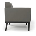 Ver imagem 7 de Sofá Namoradeira 2 Lugares Base de Madeira Preto Elisa Suede Grafite D03 - D'Rossi