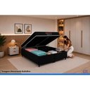 Ver imagem 3 de Cama Box Baú Crc Queen +Colchão D45 Bari Orthoflex 158x198