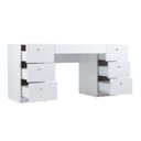 Ver imagem 7 de Penteadeira Ditália C/cadeira + Espelho Redondo Pe-100 Cor:branco