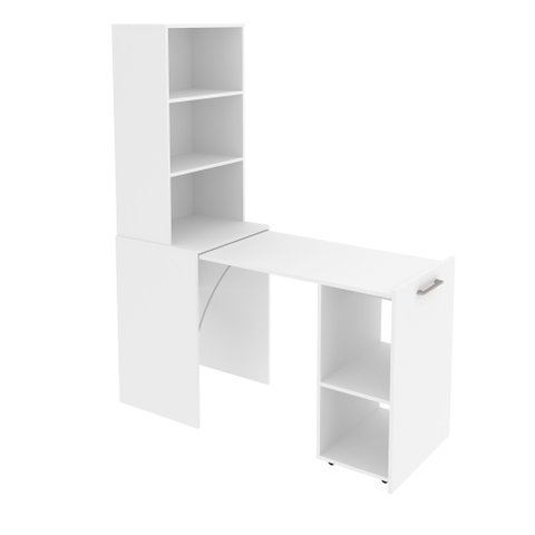 Mesa Articulável Alta Amêndoa Tecnomobili Me4171 Cor: Branco