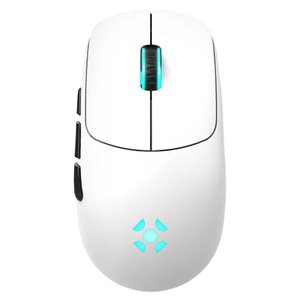 Mouse Gamer sem Fio Fortrek Rogue - 2.4ghz - 16.000dpi - Sensor Pixart 3311 - Rgb - Branco - 85031