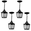 Ver imagem 3 de Kit 4 Luminárias Pendente Teto 40cm Preto Heritag Dital Bivolt Lustre Cozinha Sacada Externa e