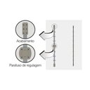 Ver imagem 5 de Desempenador Embutido para Portas de Madeira/MDF DP-101/2 Rometal 01 kit