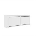 Ver imagem 6 de Sapateira Banco Dália 130cm com 2 Portas 4 Nichos em MDF/MDP Branco Casa D