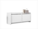 Ver imagem 3 de Sapateira Banco Dália 130cm com 2 Portas 4 Nichos em MDF/MDP Branco Casa D