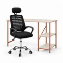 Ver imagem 2 de Mesa Star 110 Industrial com Cadeira Diretor