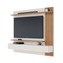 Ver imagem 5 de Painel Tv 70 Pol 180cm Bancada Suspensa Ripado Luca Off White Matte/freijó C04 - D’Rossi