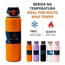 Ver imagem 4 de Garrafa Térmica Ms-968 800ml Isolada Canudo Squeeze Quente e Frio:Variado