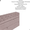 Ver imagem 2 de Calçadeira Baú Sapateira 160cm Ayla Veludo Capitonê
