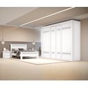 Ver imagem 1 de Guarda Roupa Casal Petrarca com Espelho Interno 4 Pts Branco - Bettio