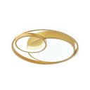 Ver imagem 1 de Plafon Redondo Dourado 43cm LED 44W 3 em 1 Bivolt Nitrolux