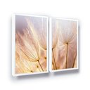 Ver imagem 2 de Quadros Decorativos Flores Dente de Leão Moldura Sala Hall