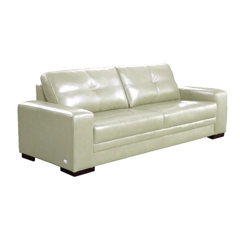 Sofá Decorativo Sala de Estar Punto 2 Lugares 170cm Couro Tiza - Mozzelar