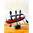 Ver imagem 4 de 3 Bonecos Barco Madeira Mestre Zé Alves de Olinda