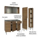 Ver imagem 5 de Armário de Cozinha Compacta 169cm com Pia Rustic Emilly Madesa 11